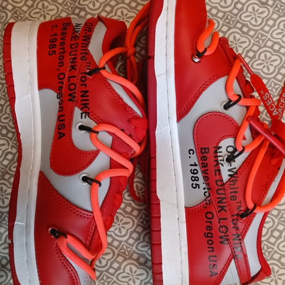 Nike dunks off white university redpre owned clean - Picture 4 of 6